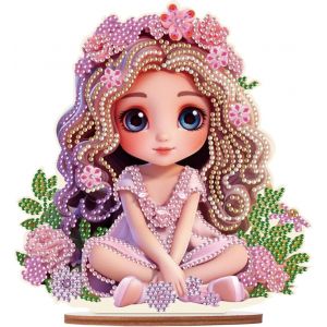 Oayew-5d Diy Diamant Painting Ornements Princesse 13x20cm Diamant Peinture Ornement Ange Diamant Painting D&eacute;coration De Table Elfe Broderie Diamant D&eacute;coration De Table F&eacute;e Point De Croix D&eacute;butants - Neuf