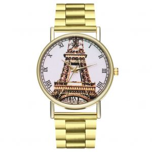 Zhoulianfa Montre A Quartz Pour Couple, Exquise Et Decontractee, Avec Affichage Analogique Et Bracelet En Acier, Cadeau Ideal - Neuf