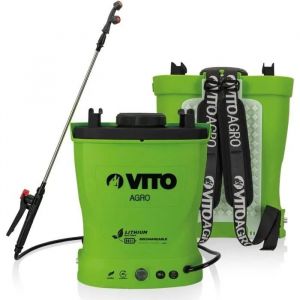VITO - Pulverisateur Electrique a Batterie Lithium 12V8AH 16L 6 bars Chargeur Vegetaux jardin toitures - Neuf