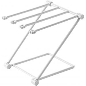 Chenquansarl-Support De Séchage De Torchon De Comptoir, Support De Rangement De Torchon Pliant À 4 Bras, Cintre De Torchon Porte-Serviettes Pour Cuisine À Domicile Organisateur (Gray) - Neuf