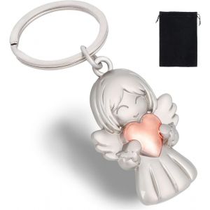 Kal-Porte-Clés Ange Gardien Étoile Pendentif Porte-Bonheur Pour Examens Ou Voiture Suspendue Pour Femmes Petite Amie Collègues Halloween Thanksgiving Cadeaux De Noël - Neuf