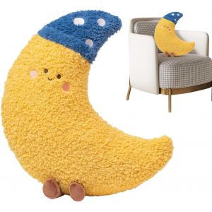 Oreiller - Oreiller Soleil Et Lune En Peluche Coussin D&eacute;coratif Doux En Peluche Pour Soutien Lombaire Dormir Lit Grossesse Femmes B&eacute;b&eacute; - Neuf