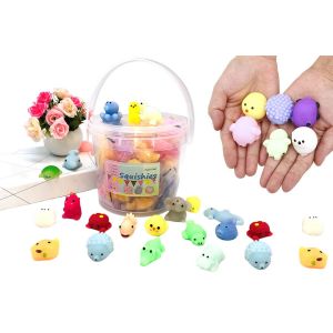 Lot de 24 mini jouets anti-stress pour enfants, parfaits comme cadeaux d'anniversaire. - Neuf