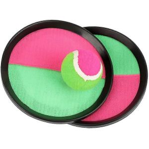 Self Stick Paddle Tennis Toy Toss & Catch Sports Ball Game Set - Neuf