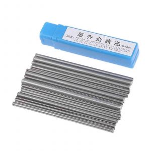 30x Tiges Solides En Acier Inoxydable Fil Noyau Métal Travail Passe-Temps Longueur 10cm Tige De Roulage 04mm À 45mm Outils De Fabrication De Bijoux Bricolage - Neuf