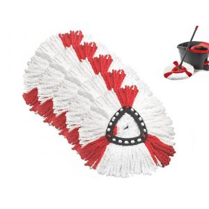 Lot de 5 t&ecirc;tes de balai en microfibre de rechange pour O-Cedar Vileda EasyWring - Neuf