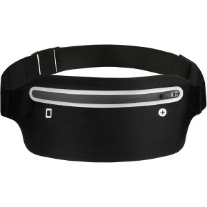 asas-Ceinture De Course,Ceinture Running Femme Homme Avec Bande Réfléchissante,Sacs Bananes De Sport Réglable Etanche Running Belt Pour Sport,Jogging,Escalade,Courir,Randonnée(Noir) - Neuf