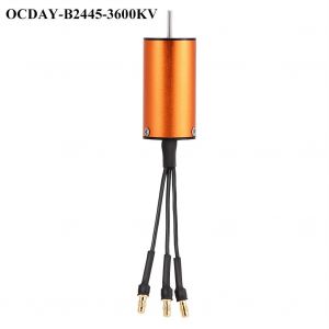 Moteur Etanche 4 Poles Sans Capteur Pour Voiture Telecommandee 1:18/1:16 (3600 Kv) - Neuf