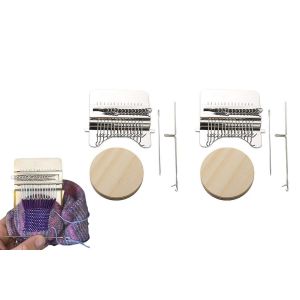 Ensemble De 2 Outils De M&eacute;tier &Agrave; Tisser &Agrave; 14 Crochets Pour Repriser Et R&eacute;parer Les V&ecirc;tements - Neuf