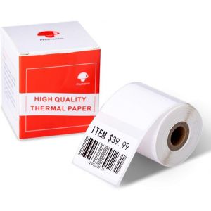 40x30mm Etiquettes autocollantes en papier pour imprimante thermique directe, &eacute;tiquettes de prix/codes-barres pour l'&eacute;tiqueteuse M110 - Neuf