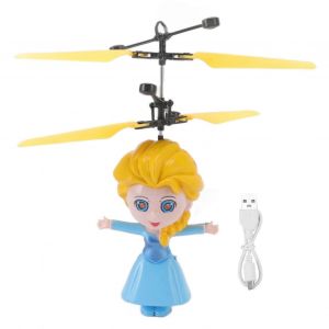Induction Flying Quadcopter Dolls Princesse Rc Flying Ball Drone Jouets Enfants Interactif Rc Fly Aircraft Pour Garçons Filles-Générique - Neuf