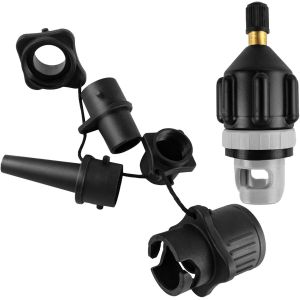 Letnerny-Sup Adaptateur De Kayak Pompe De Kayak Gonflableadaptateur De Kayaksup Adaptateur De Valveadaptateur De Kayakavec 4 Buses De Valve D'air Embout Pour Planche À Pagaie, Bateau Gonflable - Neuf