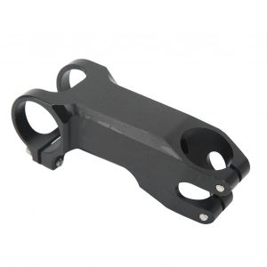 Potence De Velo De Montagne A Inclinaison De Moins 17 Degres, Noire, Creuse, Processus Cnc, Aspect Brillant, Remplacable, 80 Mm - Neuf