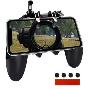 Manette De Jeu Mobile Largeur 7-9,5 Cm (Portable) Joystick Portable Manette De Jeu Joystick Universel 6 Doigts L1r1 Pour Smartphone - Neuf