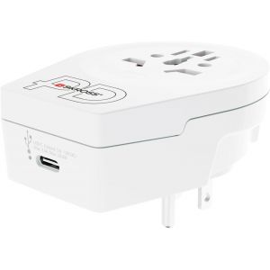 KALANKA-- World to USA USB C20PD - USA Travel Adaptateur d'Euro, Australie, Royaume-Uni, &Eacute;tats-Unis, Japon, Br&eacute;sil et Chine - USB C Charge C 3A Fast Charger - Neuf