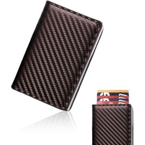 Senior-1 Pièce Portefeuille Homme En Cuir, Porte-Cartes Avec Blocage Rfid,Porte Carte Crédit, Portefeuille Homme,Porte Carte Bancaire Avec Compartiment À Billets Et Poche À Monnaie[L757] - Neuf