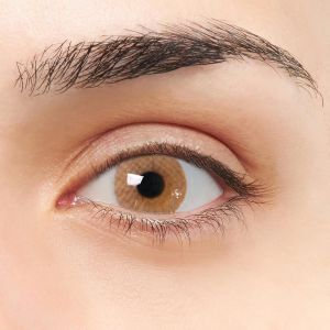 Kalanka-Gema Vip Lentilles De Couleur Vert Et Marron Design Super Naturelle 2 Lentilles Annuelles Sans Correction + &Eacute;tui, Pincette Et B&acirc;ton Applicateur - Neuf