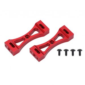 Faisceau métallique RC de 53mm de longueur, support fixe central en aluminium pour WPL B14 B16 B36 Q60 Q61Red, 2 pièces - Neuf