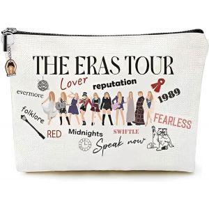 MAA-Trousse de Maquillage de Voyage pour Femme¿avec Porte-clés Fille¿¿ Cadeau Anniversaire pour Fans ¿ Pochette de Rangement Inspiration Musique Album, pour Femme Cadeau mélomane Cadeau - Neuf
