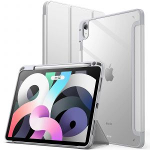 &iquest;&iquest;tui pour iPad Air 11 pouces M3/M2 avec porte-stylet, coque arri&iquest;&iquest;re transparente (argent) - Neuf