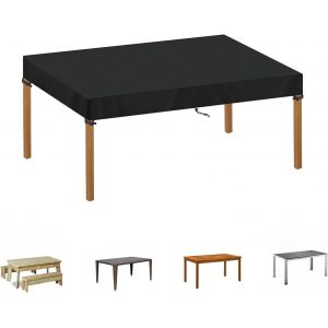 Housse Table De Jardin Ext&eacute;rieur Imperm&eacute;able - Protection Salon De Jardin En Tissu Oxford 420d - B&acirc;che 120x70x15cm - Neuf