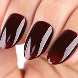 Vernis À Ongles Semi-Permanent Gel Polish Soak-Off Uv Led Manucure Vernis Gels Marron Chocolat 15ml - Neuf