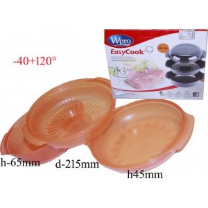 Plat &Agrave; Vapeur Rond Easycook 1,5l Pour Micro Ondes Whirlpool - Neuf