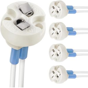 base de 5 Pi&egrave;ces, Connecteur G4, GU3.5, G6.35, GY6.35, GX5.3, GU5.3, MR16, GZ4 MR11, Halog&egrave;ne Incandescent LED douille de lampe, Base en C&eacute;ramique - Neuf