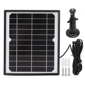 Panneau Solaire Exterieur 6 W 5,5 V Avec Montage Reglable A 360 ¡Ã, Panneau Solaire Etanche Pour Camera - Neuf