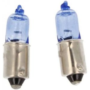 Kal-2 Ampoules Blanches À Effet Xénon 12 V. (H10w 12v 10w Ba9s) - Neuf