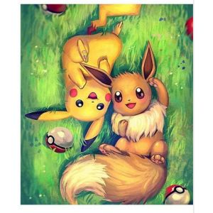Une Série De Dessins Animés De 30 × 40 Cm Avec Une Peinture Décorative De Point De Croix De Diamant Plein De Diamants - Neuf