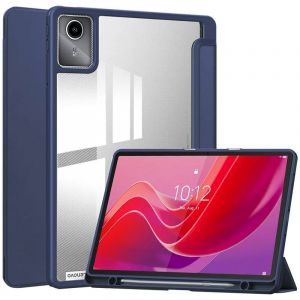 Pour Lenovo Tab M11 &Eacute;tui Tb-330Fu 331Fc Avec Porte-Stylo Support Pliant Housse De Tablette Intelligente Funda Pour Xiaoxin Pad 2024 11 Pouces &Eacute;tui.Dark Blue.Tab M11 2024 - Neuf