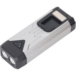 Lampe De Poche Led Compacte, Edc Multi-&Eacute;clairage Rechargeable 4 Couleurs Variateur D'Intensit&eacute; Plat Magn&eacute;tique, Extensible Id&eacute;ale Pour Camping Voyages Activit&eacute;s De Plein Air - Neuf