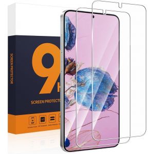 Kal-Lot De 2 Films De Protection D'écran En Verre Blindé Pour Samsung Galaxy S25 5g, Dureté 9h, Demi-Écran 2,5d, Résistant Aux Rayures, Anti-Bulles, Anti-Huile, Ultra Transparent Pour Samsung - Neuf