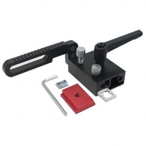 75 Type de pointe butée de rail en Aluminium menuiserie butée de rail Type 75 T rail Locator T rainure en T rail limiteur Pour Le travail du Bois Noir - Neuf