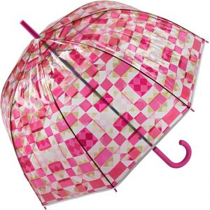 Esprit Ac Parasol Long, En Forme De Dôme, À Rayures Cuivrées - Neuf