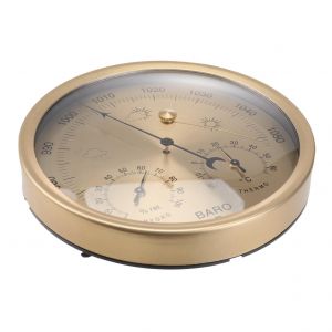 SUBZONAL-Station M&eacute;t&eacute;o Thermom&egrave;tre Hygrom&egrave;tre Barom&egrave;tre Multifonction Mural Indicateur Pression Atmosph&eacute;rique Temp&eacute;rature Humidit&eacute; L&eacute;ger Installation Facile pour Int&eacute;rieur - Neuf