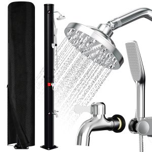 20L Douche solaire avec housse et douchette &iquest; Douche ext&eacute;rieure confortable pour jardin - Neuf