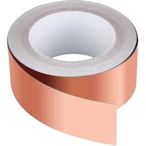 Ruban De Cuivre 30m X 50mm,Ruban De Feuille De Cuivre Vegena Emi Ruban De Feuille De Cuivre - Neuf