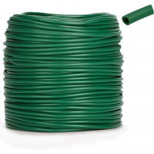 LETNERNY-Tube De Fixation Flexible - 3 Mm X 100 M - Vert - Pour Plantes Grimpantes - Boule De Corde En Plastique Pour Tomates, Roses, Légumes - Neuf