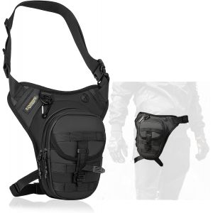 SJZG-Sac Banane Tactique Pour Moto, Homme Et Femme, Pour Randonn&eacute;e, Escalade, Cyclisme, P&ecirc;che, &Eacute;quitation - Neuf