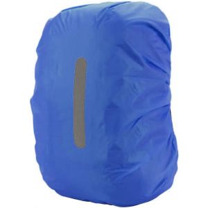 Housse De Pluie Pour Sac À Dos Avec Bandes Réfléchissantes,15l-100l,Housse De Pluie Imperméable Pour Sac À Dos,Sac D'école Pour La Randonnée,Le Camping,Les Voyages,Le Vélo.[B1018] - Neuf
