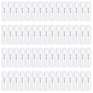 60 Pcs Mini Vaporisateur 2ml, Flacon Pulv&eacute;risateur Plactique Rechargeable, Atomiseur De Bain De Bouche De Parfum Pour Nettoyage R&eacute;cipient Rechargeable - Neuf