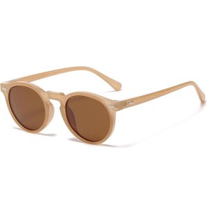 Lunette De Soleil Polarisée Ronde Homme Femme Vintage Rétro Lunettes De Soleil Femme Polarisées Protection Uv400 - Neuf