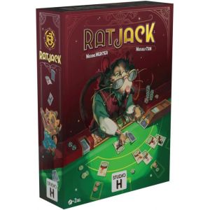 Sansh-Studio H - Ratjack - L'essence Du Blackjack Avec Des Twists Modernes ! - Dès 10 Ans - De 2 À 4 Joueurs !, Plusieurs Couleurs - Neuf