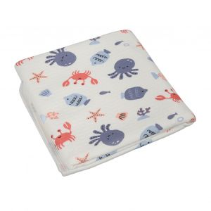 Coussin De Lit ImperméAble Pour BéBé, Coussinets Lavables Pour Mouillage, Protection De Tapis De Lit Pour Enfants En Bas âGe, ModèLe Sous-Marin - Neuf