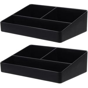 Cmws-Lot De 2 Bo&icirc;tes De Rangement Pour Caf&eacute;, Th&eacute;, Sachets De Th&eacute;, Bo&icirc;tes De Rangement Divis&eacute;es, Bo&icirc;tes De Rangement Pour Sachets De Sucre, Bo&icirc;tes De Rangement Pour Sachets De Th&eacute;, Armoire &Agrave; Th&eacute; - Neuf