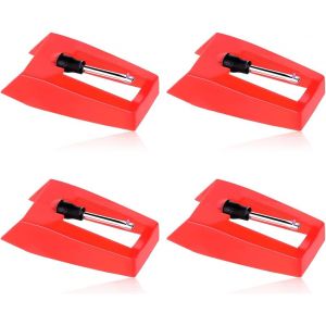 VornixorSarlshop-4 Pi&egrave;ces Pointes de Lecture pour Tourne-Disques Crosley, ION, Jensen, Bush et Teac - Optimisez la Qualit&eacute; Sonore de Votre Platine Vinyle - Neuf
