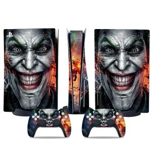 Autocollant De Version De Lecteur Optique Ps5, Peau Ps5 Cool, Poign&eacute;e De Contr&ocirc;leur, Pour Console Ps5 Et Contr&ocirc;leur, Dessin Anim&eacute; Dc, Joker1 - Neuf