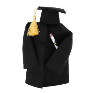 Hjlian Robe De Soiree Pour Celibataire, Housse De Bouteille De Vin, Decoration De Fete, Cadeau De Remise De Diplome - Neuf